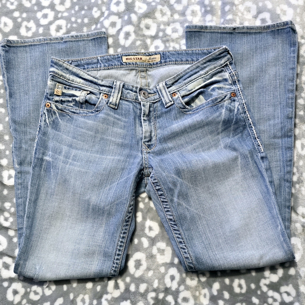 Big Star Maddie Mid-Rise Fit Jeans Timeless Design **SIZE 27R×31